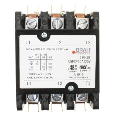 BRAH ELECTRIC BDP3P50A120V