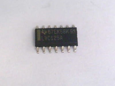 TEXAS INSTRUMENTS SEMI SN74LVC125AD