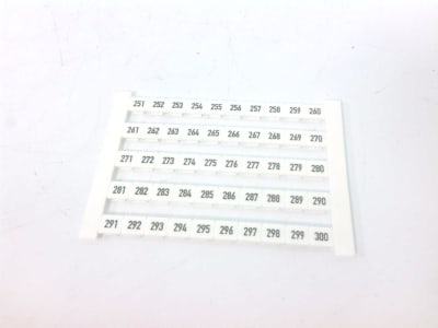 WEIDMULLER DEK 6 FW 251-300 -CARD