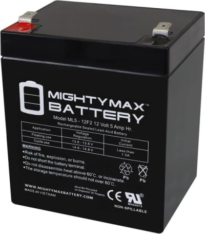 MIGHTY MAX BATTERY ML5-12F2