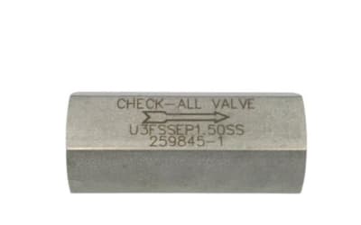 CHECK ALL VALVES U3FSSEP1.50SS