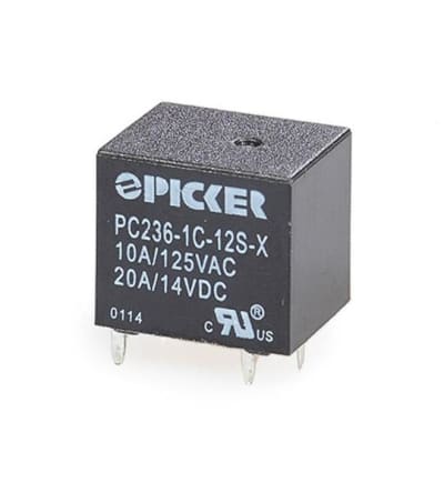 PICKER COMPONENTS PC236-1C-12S-X