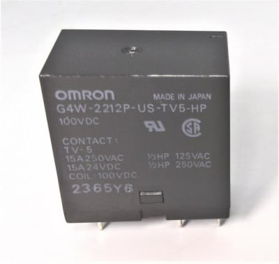 OMRON G4W-2212P-US-TV5-HP-DC100