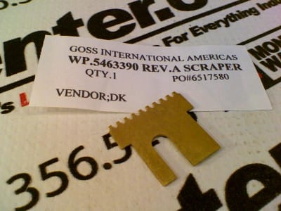 GOSS INTERNATIONAL WP.5463390